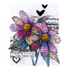 Spellbinders Clear Stamp & Die Set-Beautifully Imperfect, Scripted Floral - 5A003CZJ-1H96S