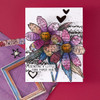 Spellbinders Clear Stamp & Die Set-Beautifully Imperfect, Scripted Floral - 5A003CZJ-1H96S
