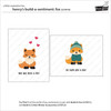2 Pack - Lawn Fawn Stamps-Henry's Build-A-Sentiment: Fox - 5A0039FW-1H8P9