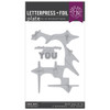 Hero Arts Letterpress + Foil Plates with Placement Guide-Wrap It Up, Best Gift Ever - 5A003CYX-1H96K - 085700949538