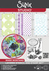 Sizzix Studio A5 Clear Stamp and Stencil Set By Mark Montano-Stitches - 5A00322Y-1H3R7 - 630454292593