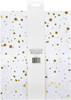 10 Pack - American Crafts Gift Bag with Ribbon Handle-Gold Stars - 5A002P1N-1GQNS