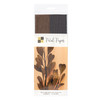 3 Pack - DCWV Fine Petal Paper -Brown & Black - 5A002PSJ-1GR5P - 718813545303