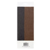 3 Pack - DCWV Fine Petal Paper -Brown & Black - 5A002PSJ-1GR5P