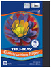 Tru-Ray Construction Paper 76lbs Black-9"X12", 50 Sheets - 5A0035HS-1H6ST - 084001030297