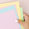 Colorbok 66.5lb Smooth Cardstock 12"X12" 30/Pkg-Pastel, 5 Colors/6 Each - 61195C