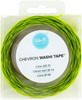 3 Pack - We R Chevron Washi Tape .875"X26'-Lime - 5A003G27-60035 - 633356600350