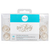We R DIY Party Light Strand W/12 Bulbs-Gold Glitter Globes, White Wire - 5A003G26-60200 - 633356602002