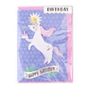 Crate Paper - Greeting Card - 5x7 - Birthday-Party Unicorn - Foil & Gems - 5A002NL0-1GPV0 - 015586034899