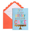 Paislee Paperie - Greeting Card - 5x7 - Birthday-Let's Eat Cake - Glitter & Foil - 5A002N8L-1GQ1K