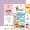 25 Pack - Echo Park Party Animal Double-Sided Cardstock 12"X12"-Multi Journaling Cards - 5A003D47-1H9DZ - 810192597260