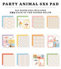 Echo Park Double-Sided Paper Pad 6"X6"-Party Animal - 5A003D4V-1H9DF