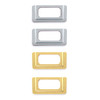 3 Pack - We R LabelIT .75" Bookplates 4/Pkg-Silver & Gold - 6600619