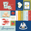 25 Pack - Echo Park Our United States Cardstock 12"X12"-Louisiana - 5A003HYV-1HD88