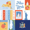 25 Pack - Echo Park Our United States Cardstock 12"X12"-New York - 5A003HYV-1HD74