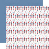 25 Pack - Echo Park All American Cardstock 12"X12"-Star Spangled Rockets - 5A003J1W-1HD7G - 810208644612