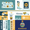 25 Pack - Echo Park Our United States Cardstock 12"X12"-Kansas - 5A003HYV-1HD6M