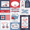 25 Pack - Echo Park All American Cardstock 12"X12"-Multi Journaling Cards - 5A003J1W-1HD4P
