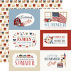 25 Pack - Carta Bella Americana Summer Cardstock 12"X12"-6x4 Journaling Cards - 5A003HY8-1HD48 - 810208643882