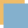 25 Pack - Echo Park My Favorite Monster Cardstock 12"X12"-Blue / Yellow 12x12 Coordinating Solid - 5A003J32-1HD4Q - 810208640836