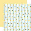 25 Pack - Carta Bella Lemonade Cardstock 12"X12"-Lemonade Stripes - 5A003HW9-1HD4C - 810208644131