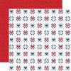 25 Pack - Echo Park All American Cardstock 12"X12"-Patriotic Patchwork - 5A003J1W-1HD54 - 810208644605