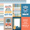 25 Pack - Echo Park My Favorite Monster Cardstock 12"X12"-4x6 Journaling Cards - 5A003J32-1HD60 - 810208640775