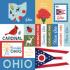 25 Pack - Echo Park Our United States Cardstock 12"X12"-Ohio - 5A003HYV-1HD67