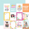 25 Pack - Echo Park Get Crafty Cardstock 12"X12"-3x4 Journaling Cards - 5A003HRL-1HCZG - 810208642823
