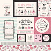 25 Pack - Carta Bella French Girl Cardstock 12"X12"-Multi Journaling Cards - 5A003HR7-1HCTW
