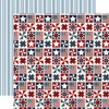 25 Pack - Carta Bella Americana Summer Cardstock 12"X12"-Americana Quilt - 5A003HY8-1HD0Q - 810208643875