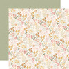 25 Pack - Carta Bella Silly Goose Cardstock 12"X12"-Darling Floral - 5A003HMM-1HCV2 - 810192599806