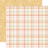 25 Pack - Carta Bella Silly Goose Cardstock 12"X12"-Scallop Plaid - 5A003HMM-1HCXN - 810192599813