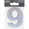6 Pack - Jolee's Number Sticker-#9 Crystal - 5A003HL0-1HCS7 - 191648189865
