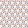 25 Pack - Carta Bella Americana Summer Cardstock 12"X12"-Red White And Blue Bows - 5A003HY8-1HD1F