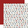 25 Pack - Carta Bella Cars Cardstock 12"X12"-Blue / Orange - 5A003HRS-1HCTT - 810208643547