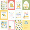 25 Pack - Carta Bella Lemonade Cardstock 12"X12"-3x4 Journaling Cards - 5A003HW9-1HD1Y