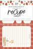 3 Pack - Echo Park Recipe Cards 4"X6"-Silly Goose - 5A003HVT-1HD20 - 810208642090