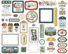 Echo Park Frames & Tags Ephemera-It's Time To Travel - 5A003HTX-1HD3K