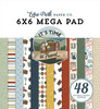 Echo Park Cardmakers MegaPad 6"X6"-It's Time To Travel - 5A003HV7-1HD07 - 810208640201