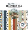Echo Park Double-Sided Paper Pad 6"X6"-It's Time To Travel - 5A003HTL-1HD08 - 810208640164