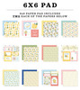Carta Bela Double-Sided Paper Pad 6"X6"-Lemonade - 5A003HSJ-1HD2L