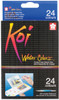 Koi Watercolor Pocket Field Sketch Box - 24 Colors-Assorted Colors - XNCW24N