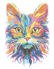 Diamond Dotz Neon Diamond Art Kit 14"X18"-Noir Cat - 5A0030VL-1H2BT
