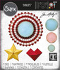 Sizzix Thinlits Dies By Tim Holtz 6/Pkg-Vault Rosettes - 666567 - 630454288497