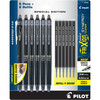 Pilot FriXion Synergy Clicker Erasable Extra Fine Pens 6/Pk-With 6 Refills, Black - FRX18250 - 072838182500