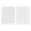 We R Revolution Embossing Folders 2/Pkg-Woven Honeycomb - 5A002WTY-1GXQ2