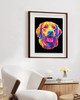Diamond Dotz Neon Diamond Art Kit 14"X18"-Noir Dog - 5A0030W0-1H2BH