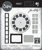 Sizzix Thinlits Dies By Tim Holtz 15/Pkg-Vault Picture Show - 666602 - 630454289166