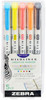 Zebra Mildliner Double Ended Marker Bold & Fine Point 5/Pkg-Friendly Mild - 78505 - 045888785052